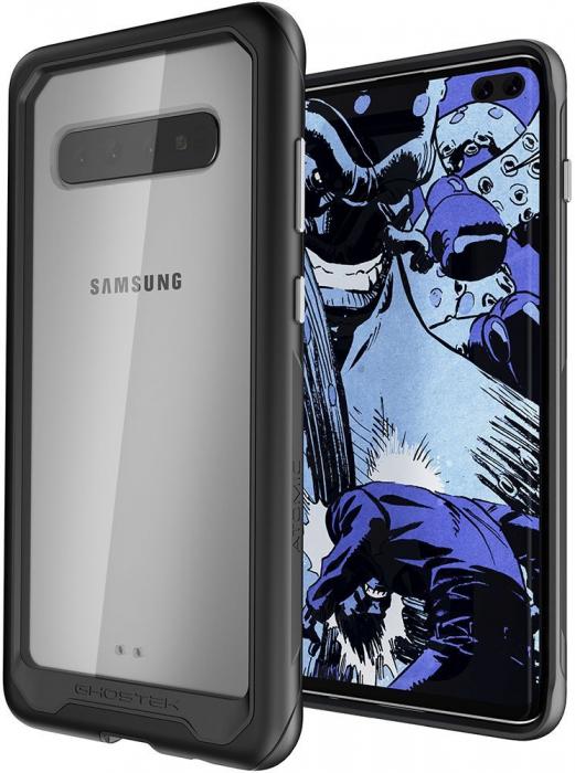 UTGATT4 - Ghostek Atomic Slim Skal till Samsung Galaxy S10 Plus - Svart