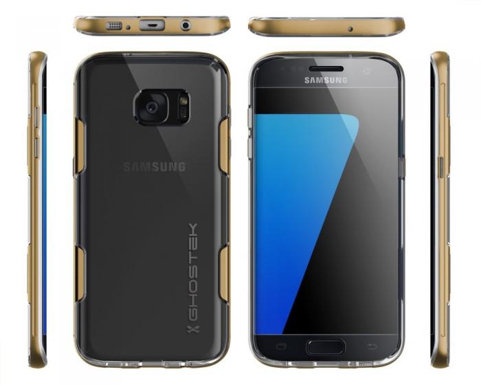 UTGATT5 - Ghostek Cloak Skal till Samsung Galaxy S7 Edge - Gold
