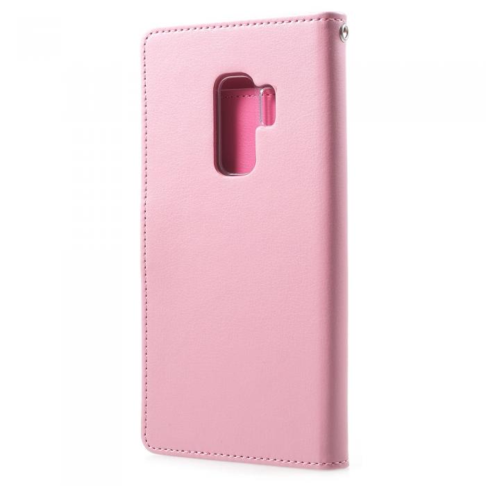 UTGATT4 - Mercury Rich Diary Plnboksfodral till Samsung Galaxy S9 Plus - Rosa