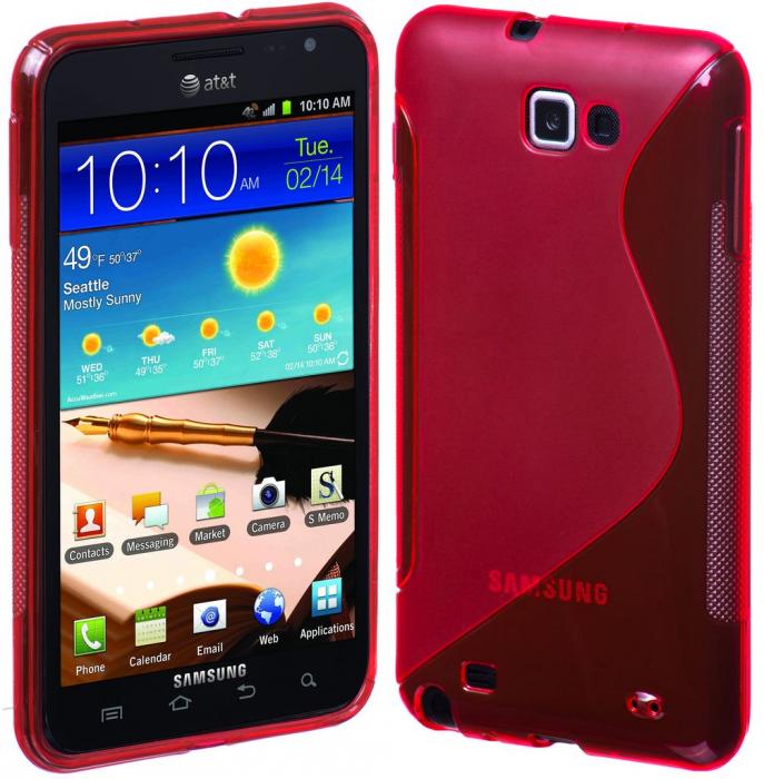 UTGATT5 - FlexiCase Skal till Samsung Galaxy S2 LTE i9210 - (Rd)