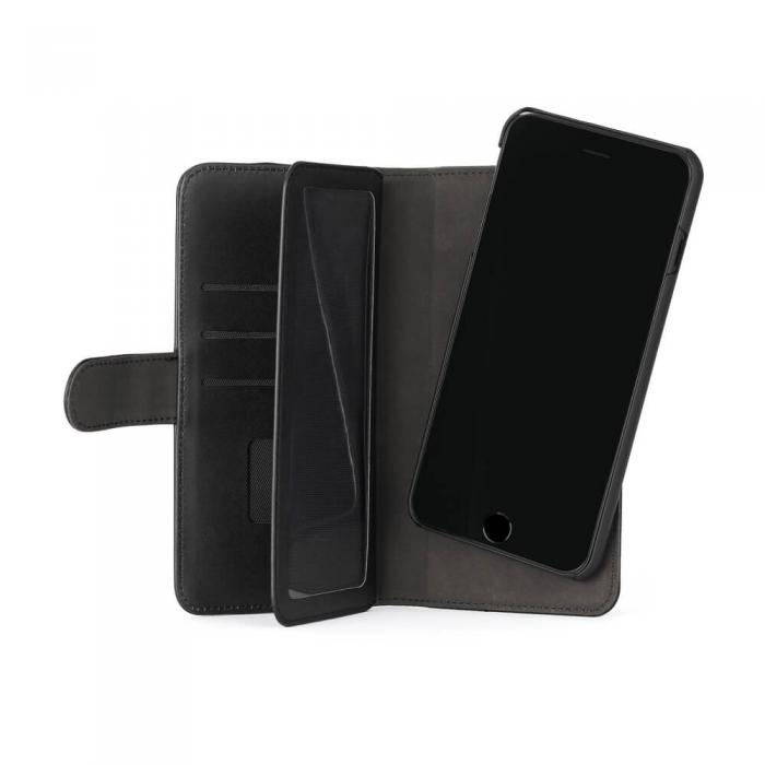 GEAR - GEAR Mobilfodral Svart 7 Kortfack iPhone 6/7/8 Plus 2in1 Magnetskal