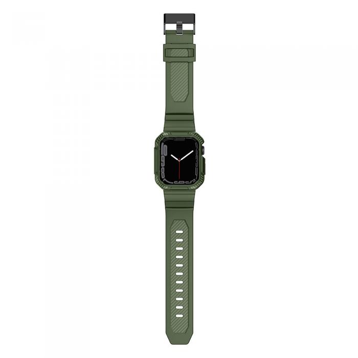 KINGXBAR - Kingxbar Apple Watch 4/5/6/7/8/SE (38/40/41mm) Armband CYF106 - Grn