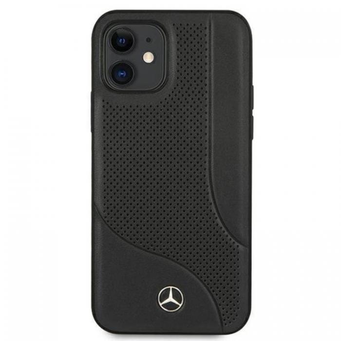 Mercedes - Mercedes iPhone 12 Mini Skal Lder - Svart