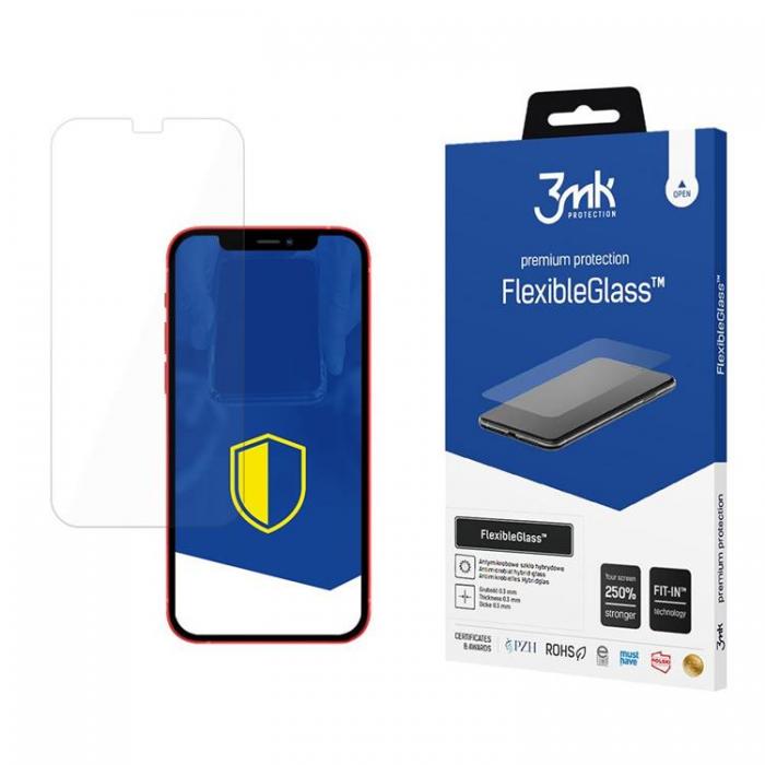 3MK - 3MK FlexibleGlass Hrdat Glas iPhone 12 Pro Max - Transparent