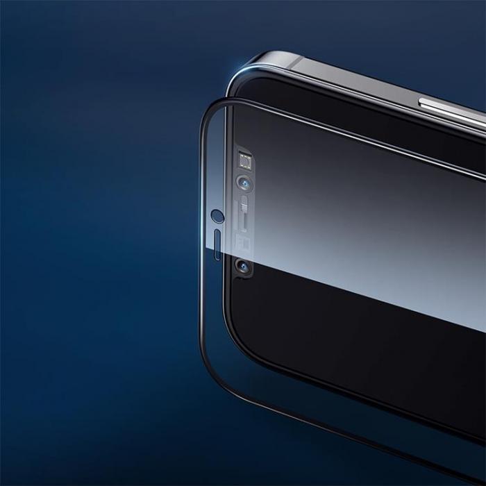 Joyroom - Joyroom iPhone 12 Pro Max Hrdat Glas Knight Series 2.5D - Svart