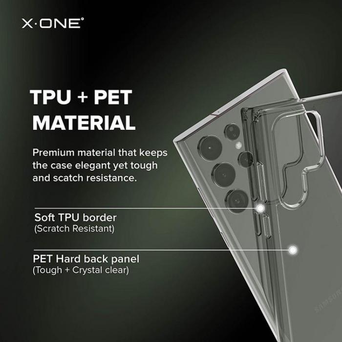 X-One - X-One Galaxy S23 Ultra Mobilskal Dropguard Lite - Transparent