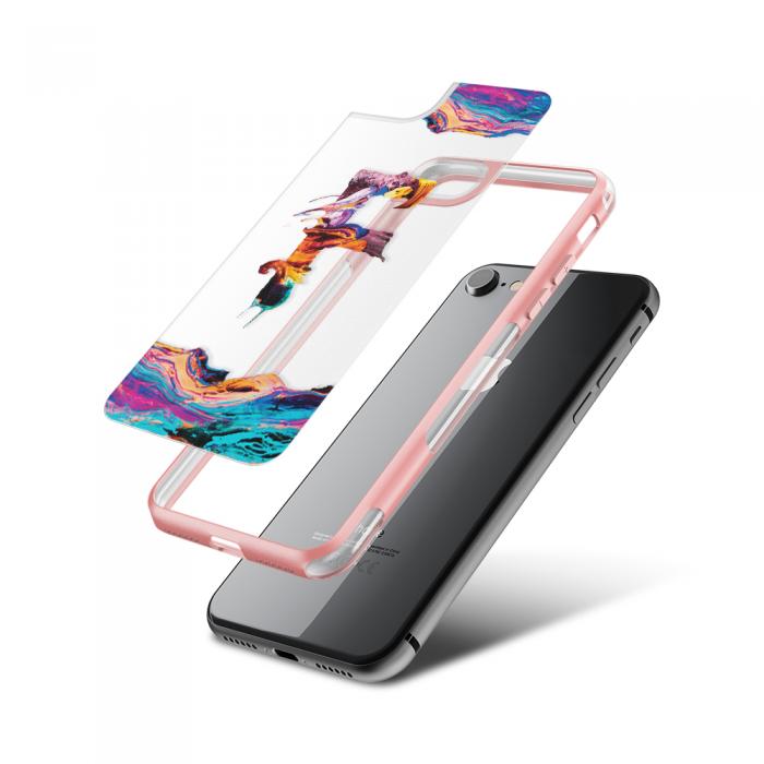 UTGATT5 - Fashion mobilskal till Apple iPhone 8 - Paint F