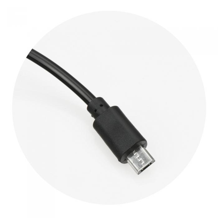 UTGATT1 - Blue Star Billaddare med micro USB data Kabel + USB socket 3A