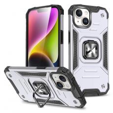 Wozinsky - Wozinsky iPhone 15 Plus Ringhållare Mobilskal - Silver