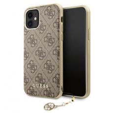 Guess - Guess iPhone 11/XR Mobilskal 4G Charms Collection - Brun