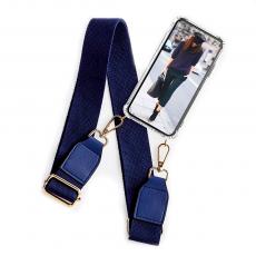 Boom of Sweden - Boom iPhone 13 Pro skal med mobilhalsband- Belt Blue