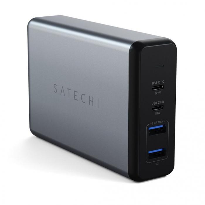 UTGATT1 - Satechi 108W PD reseladdare med dubbla USB-C och USB-A uttag