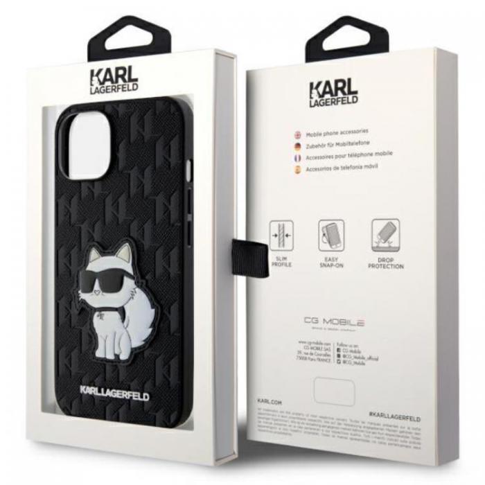 KARL LAGERFELD - Karl Lagerfeld iPhone 14 Plus Mobilskal Saffiano Monogram