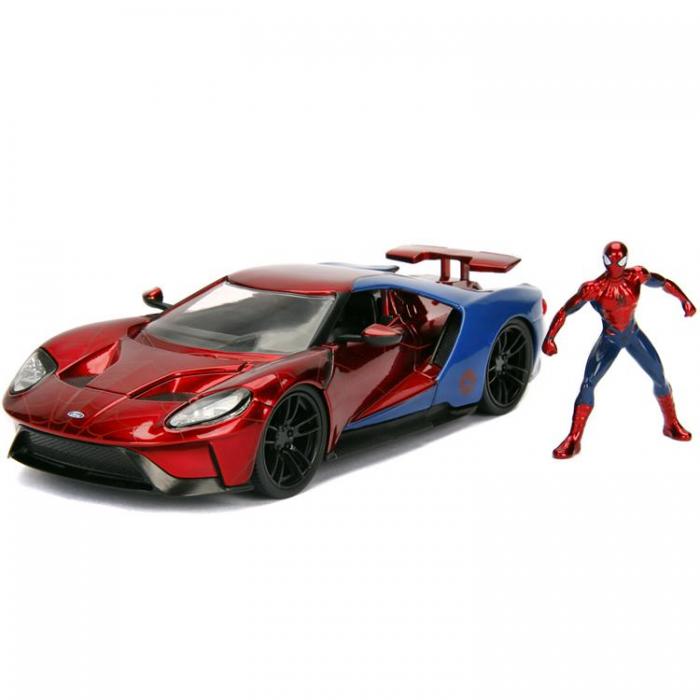 UTGATT1 - JADA TOYS Marvel Spiderman 2017 Ford GT 1:24