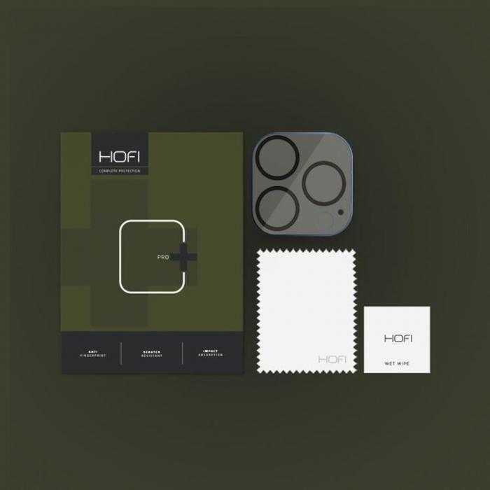 Hofi - Hofi iPhone 15 Pro/Pro Max Kameralinsskydd i Hrdat Glas - Clear
