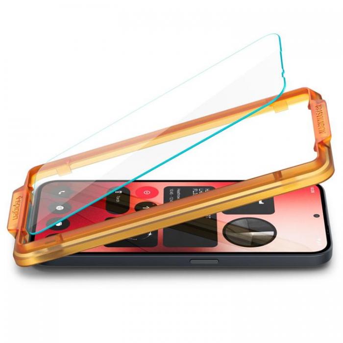 Spigen - [2-Pack] Spigen Galaxy A35 5G Hrdat Glas Skrmskydd ALM Glas.Tr