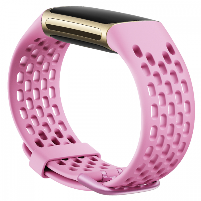 Fitbit - Fitbit Charge 5/6 Sport Band Frosted Lilac (L)