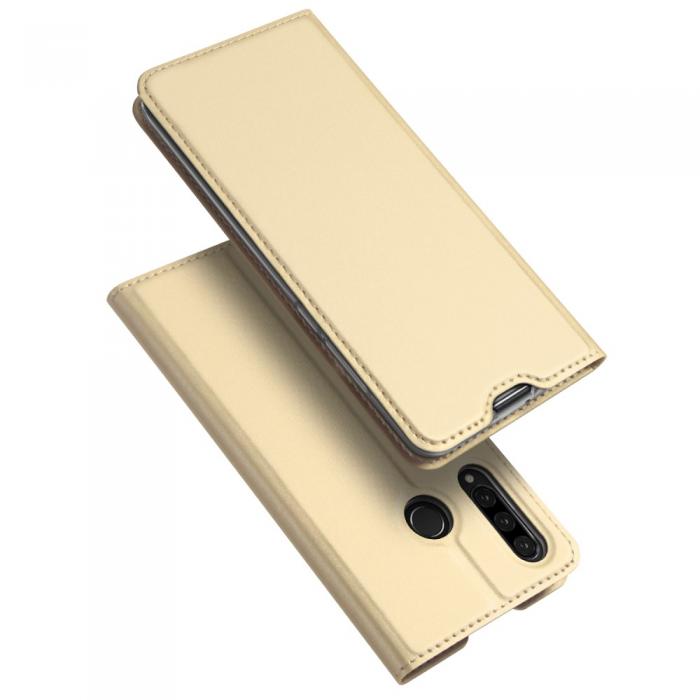 UTGATT1 - Dux Ducis Plnboksfodral till Huawei P30 Lite - Guld