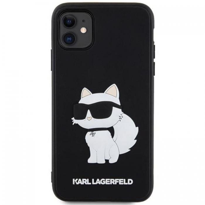 KARL LAGERFELD - Karl Lagerfeld iPhone 11/XR Mobilskal Rubber Choupette 3D
