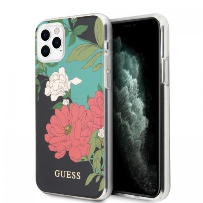Guess - Guess N  1 Flower Collection Skal iPhone 11 Pro - Svart