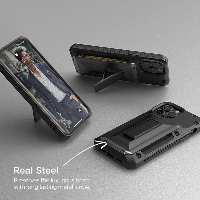 VERUS - VRS DESIGN Damda Glide Hybrid Skal iPhone 13 Pro Max - Svart