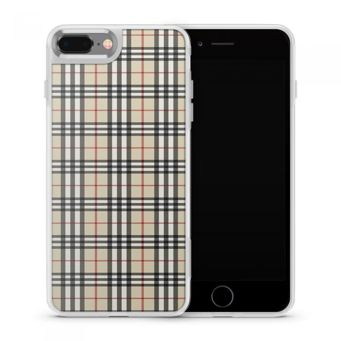 UTGATT5 - Fashion mobilskal till Apple iPhone 8 Plus - Rugit - Beige