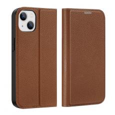 Dux Ducis - Dux Ducis iPhone 14 Plånboksfodral Skin X2 - Brun