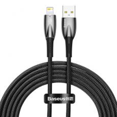 BASEUS - Baseus USB-A Till Lightning Kabel 2.4 A - Svart