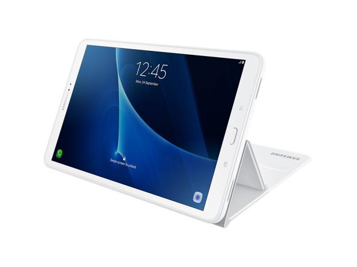 Samsung - Samsung Book Cover EF-BT580 till Galaxy Tab A 10,1 tum - Vit