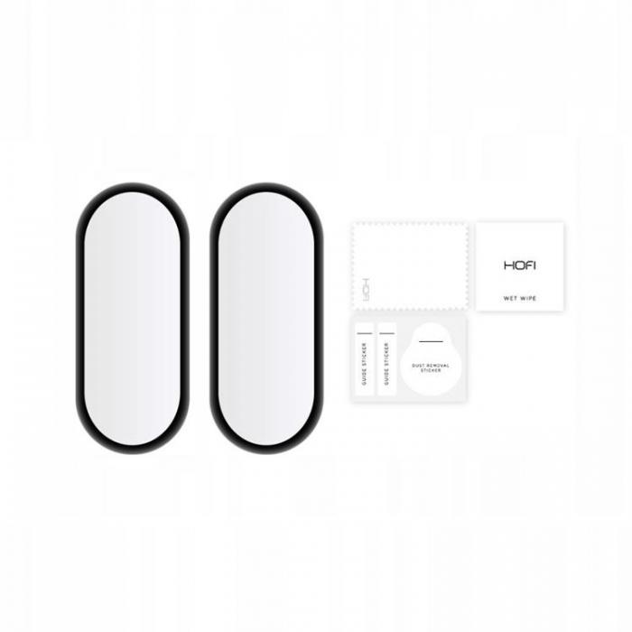 Hofi - Hofi 2-Pack Xiaomi Mi Smart Band 7 Hrdat Glas Skrmskydd - Svart