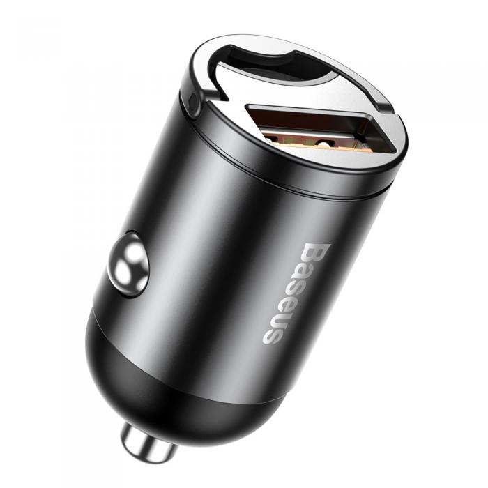 BASEUS - Baseus Tiny Star Mini snabb Billaddare USB Port 30W Gr
