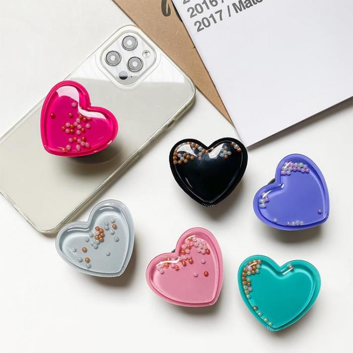 A-One Brand - Heart Beads Popup Hllare - Ljusrosa