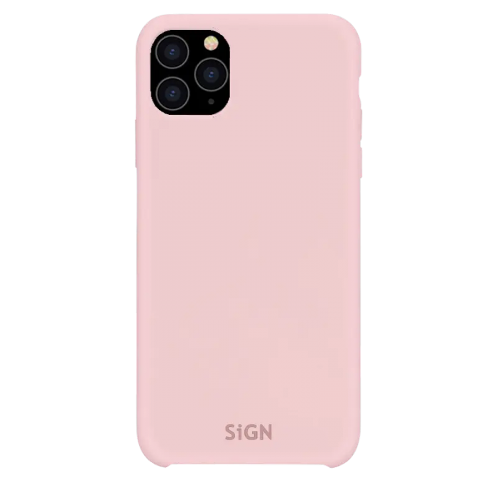 SiGN - SiGN iPhone 11/XR Skal Liquid Silicone - Rosa