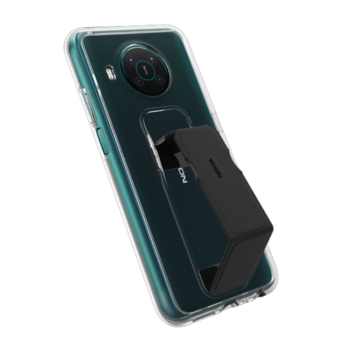UTGATT5 - Grip Stand Skal Nokia X10/X20 - Transparent