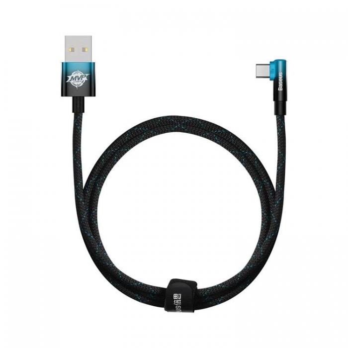 BASEUS - Baseus MVP USB-C Till Lightning 100W Kabel 1m - Svart/Bl