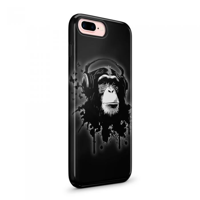 UTGATT5 - Tough mobilskal till Apple iPhone 7 Plus - Monkey Business - Black