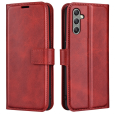 A-One Brand - Galaxy A24 4G Plånboksfodral Folio Flip Calf - Röd