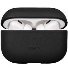 UNIQ - Uniq Airpods Pro 2 Skal Äkta Läder Terra - Svart