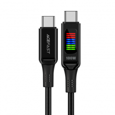 Acefast - Acefast USB-C Till USB-C Kabel 1.2m 100W - Svart