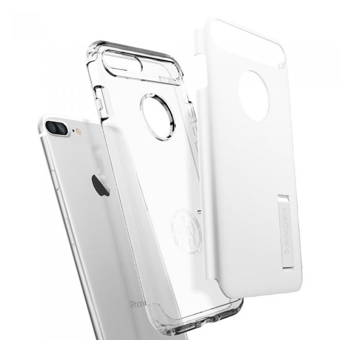 UTGATT5 - SPIGEN Slim Armor Skal till Apple iPhone 7 Plus - Jet White