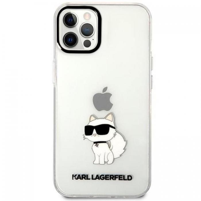 KARL LAGERFELD - Karl Lagerfeld iPhone 12/12 Pro Mobilskal Ikonik Choupette - Clear