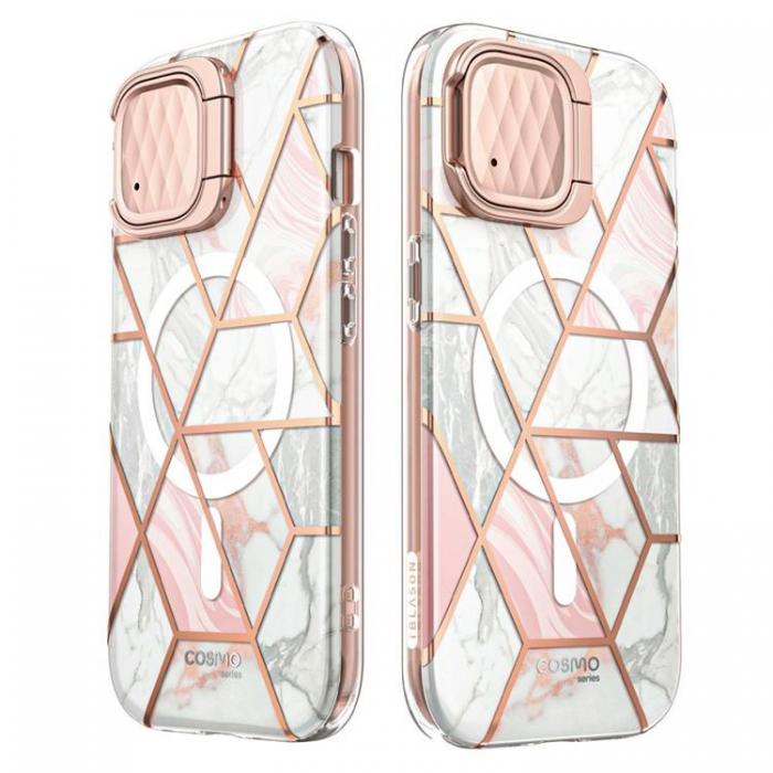 SupCase - SupCase iPhone 15 Mobilskal Magsafe Cosmo - Marble