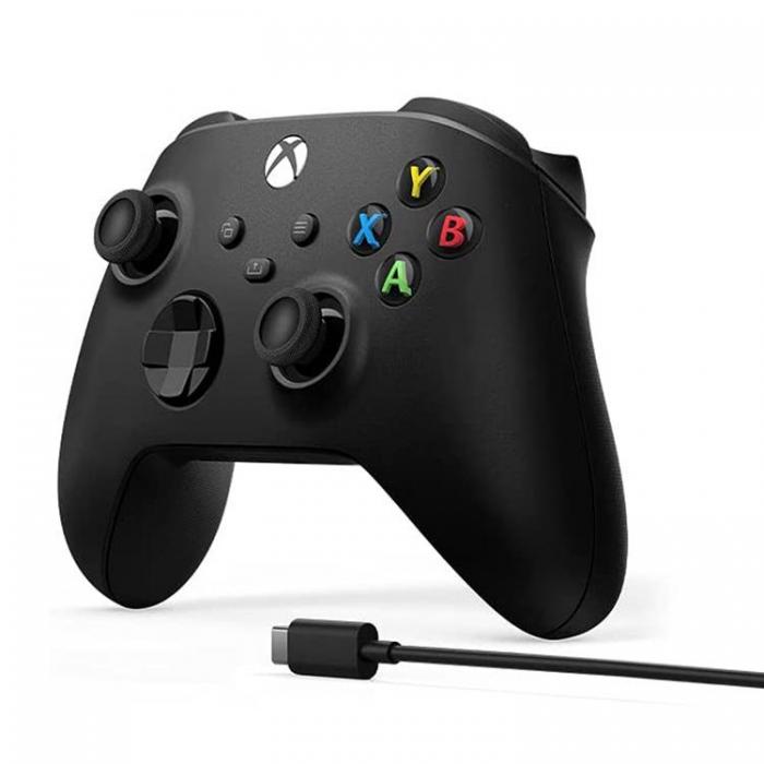 Microsoft - Microsoft Xbox Series X/S Trdls Handkontroll + USB C-kabel - Kolgr