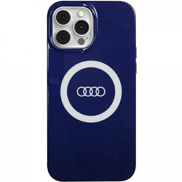 Audi - Audi iPhone 13 Pro Max Mobilskal Magsafe IML Big Logo - Bl