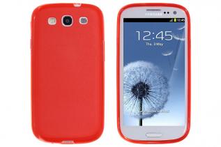 A-One Brand - FlexiCase Skal till Samsung Galaxy S3 i9300 (Röd)