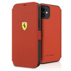 Ferrari - Ferrari Plånboksfodral iPhone 12 mini On Track Perforated - Röd