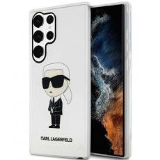 KARL LAGERFELD - Karl Lagerfeld Galaxy S23 Ultra Mobilskal Ikonik Karl - Clear