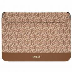 Guess - Guess Datorfodral 14'' GCube Stripes - Brun