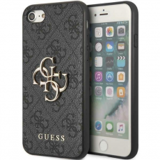 Guess - Guess iPhone 7/8/SE (2020/2022) Mobilskal 4G Big Metal Logo