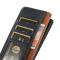 KHAZNEH - KHAZNEH iPhone 14 Plnboksfodral RFID kta Lder - Bl